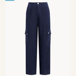 🟣 BOGO! Women's Bella Dahl Cargo Linen Trousers